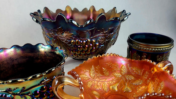 How to Identify and Value Antique Colored Carnival Glass