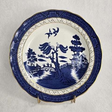 Royal Doulton Dinner Plate Real Old Willow Majestic Collection Set of 12 10.5"