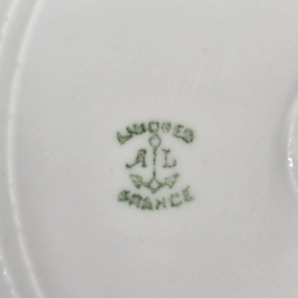 Antique Limoges China Fish Platter and Plates