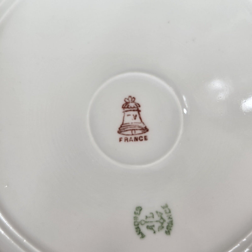 Antique Limoges China Fish Platter and Plates