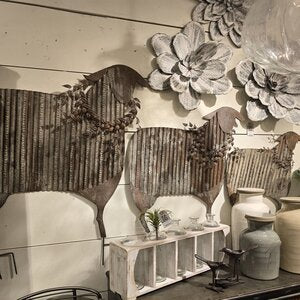 Corrugated Metal Sheep Set of 3