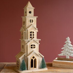 Wooden Christmas Church / Large