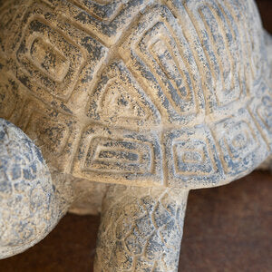 Faux Concrete Garden Turtle 17"
