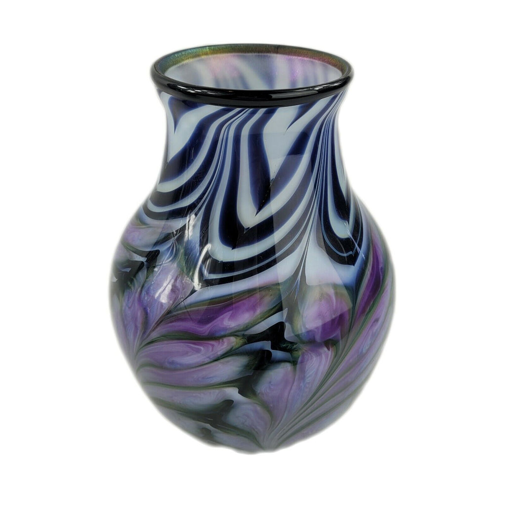 Daniel Lotton Art Glass Vase 1998