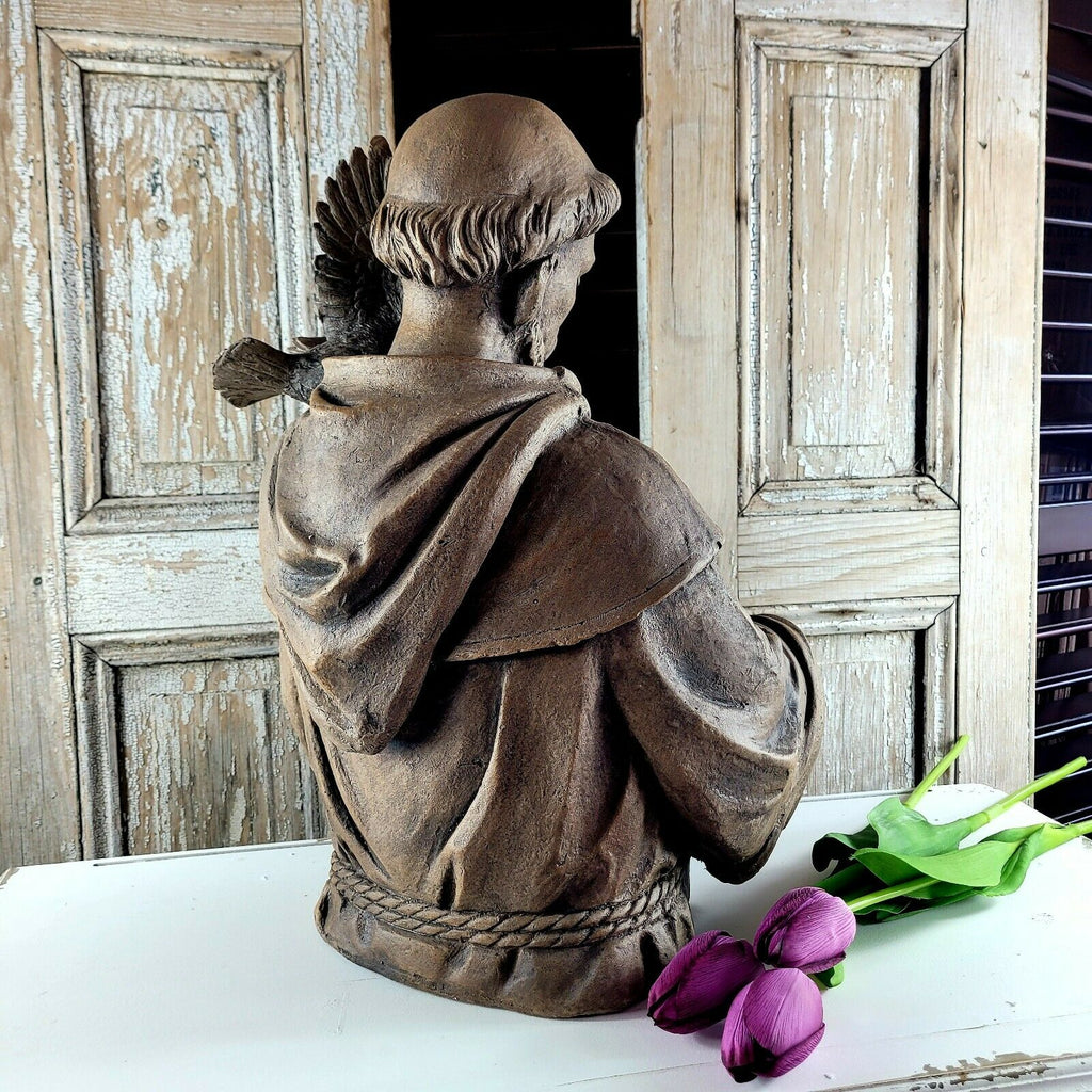 Saint Francis Bird Feeder Statue