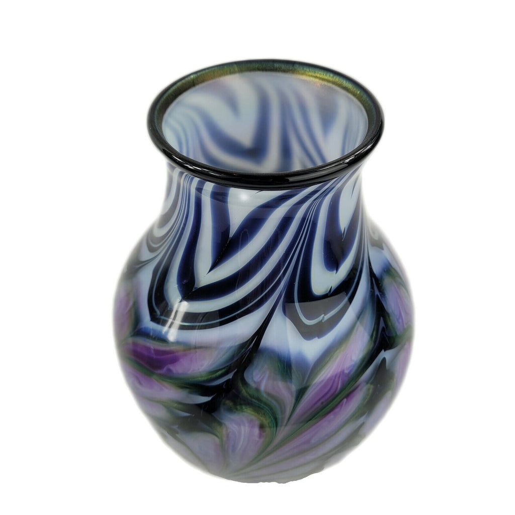 Daniel Lotton Art Glass Vase 1998