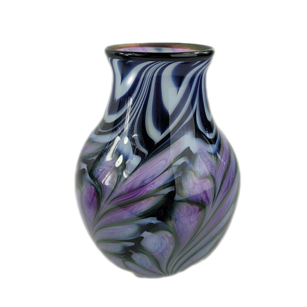 Daniel Lotton Art Glass Vase 1998