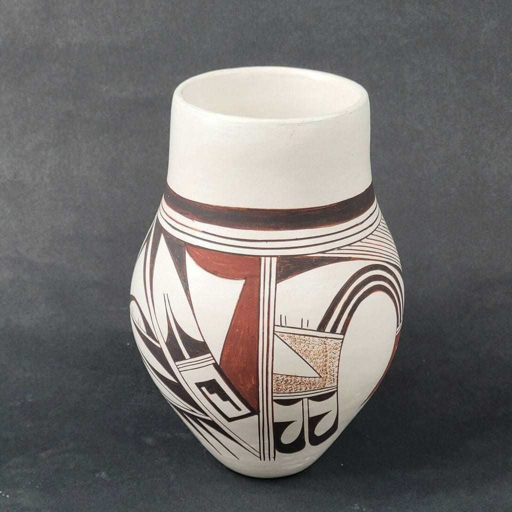 Frog Woman Loretta Navasie Hopi Tewa Polychrome Pottery Vase