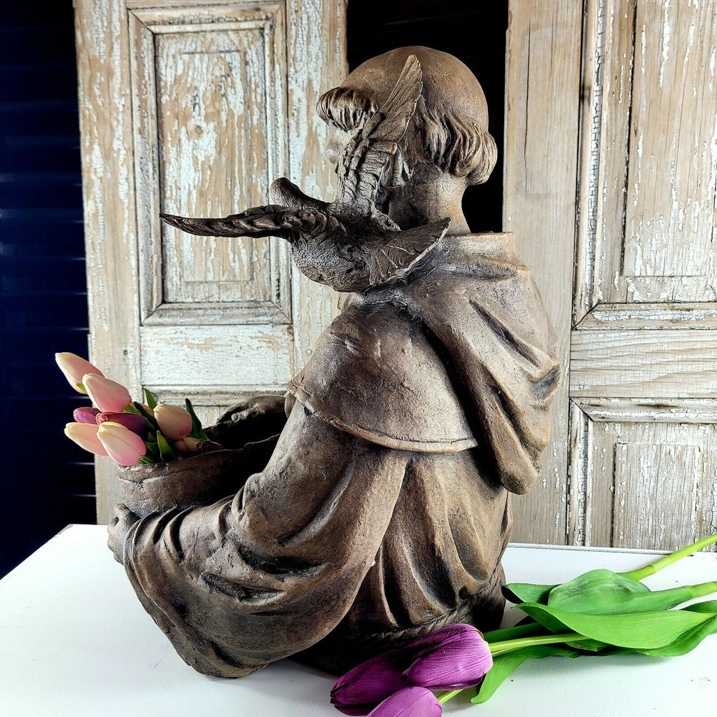 Saint Francis Bird Feeder Statue