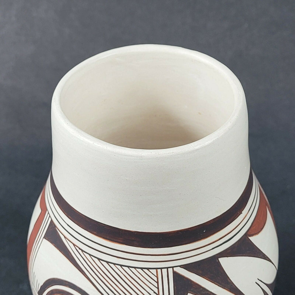 Frog Woman Loretta Navasie Hopi Tewa Polychrome Pottery Vase