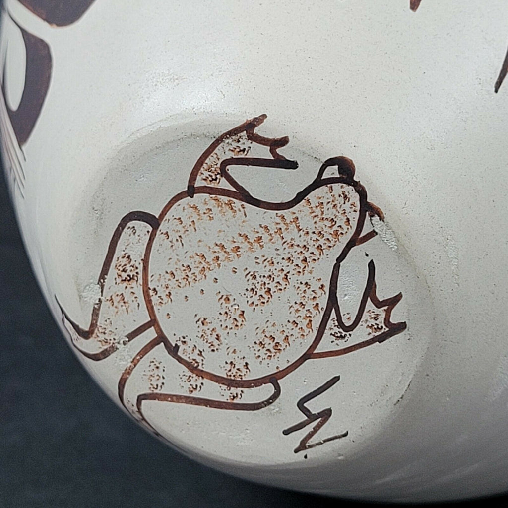 Frog Woman Loretta Navasie Hopi Tewa Polychrome Pottery Vase
