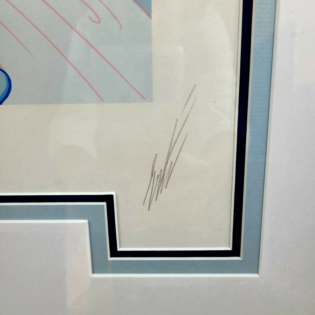 Erte Serigraph Stolen Kisses Hand Signed & Numbered Framed with Glass and COA