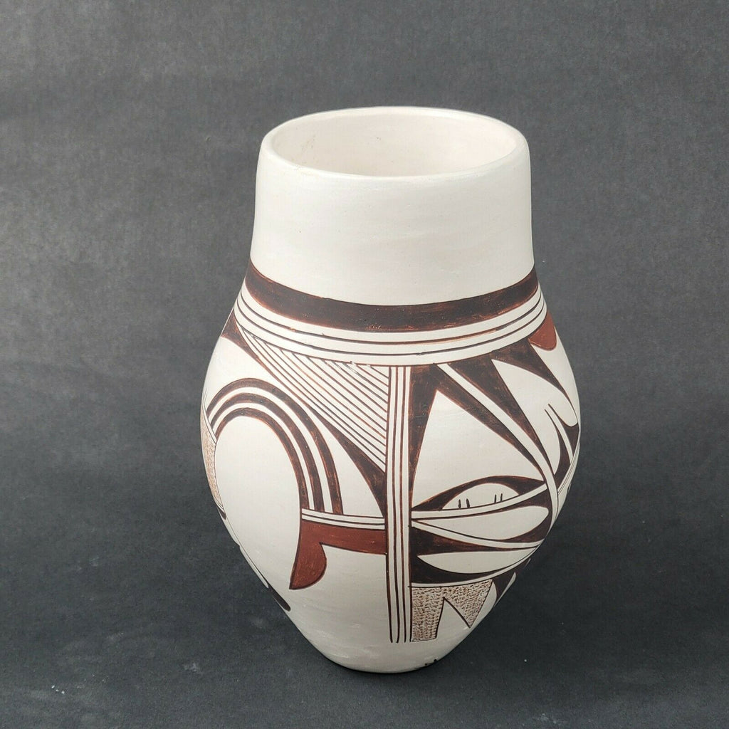 Frog Woman Loretta Navasie Hopi Tewa Polychrome Pottery Vase