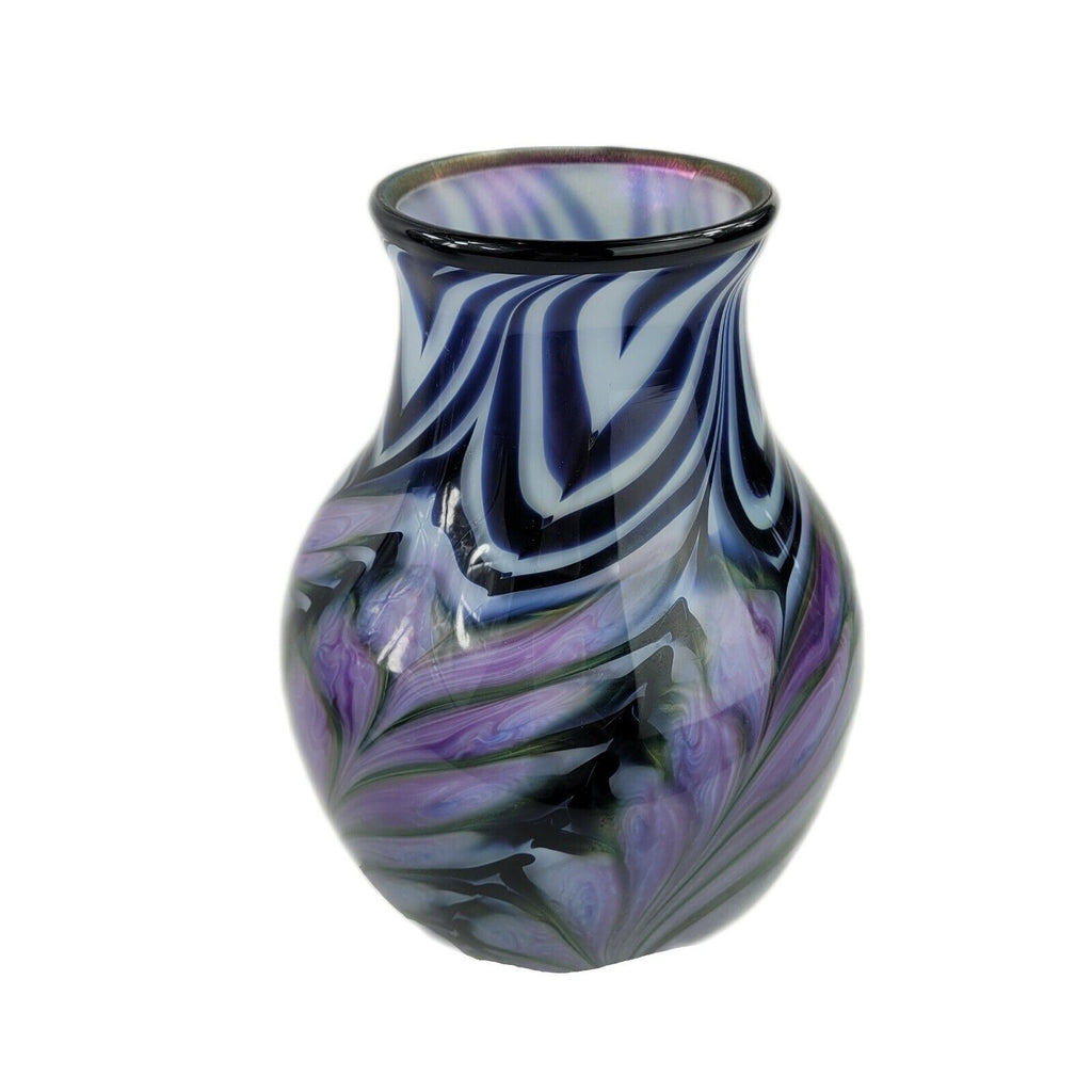 Daniel Lotton Art Glass Vase 1998