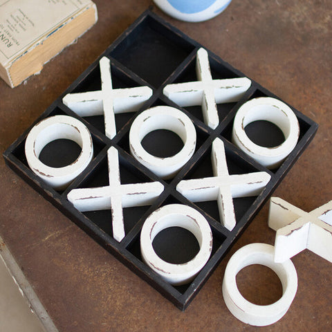 Tic-tac-toe Wooden game