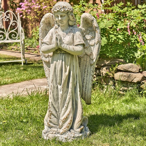 Praying Garden Angel Statue