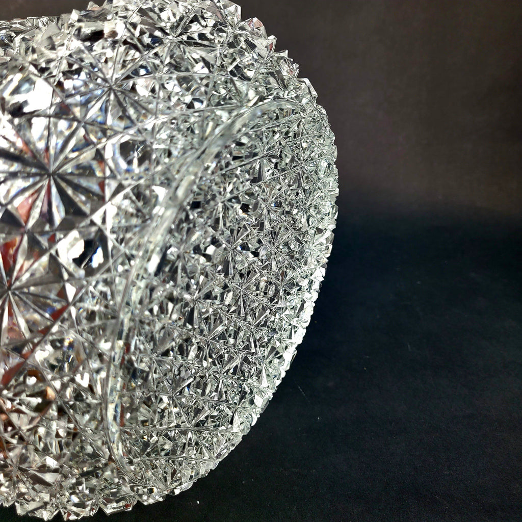 American Brilliant Cut Crystal Glass Bowl
