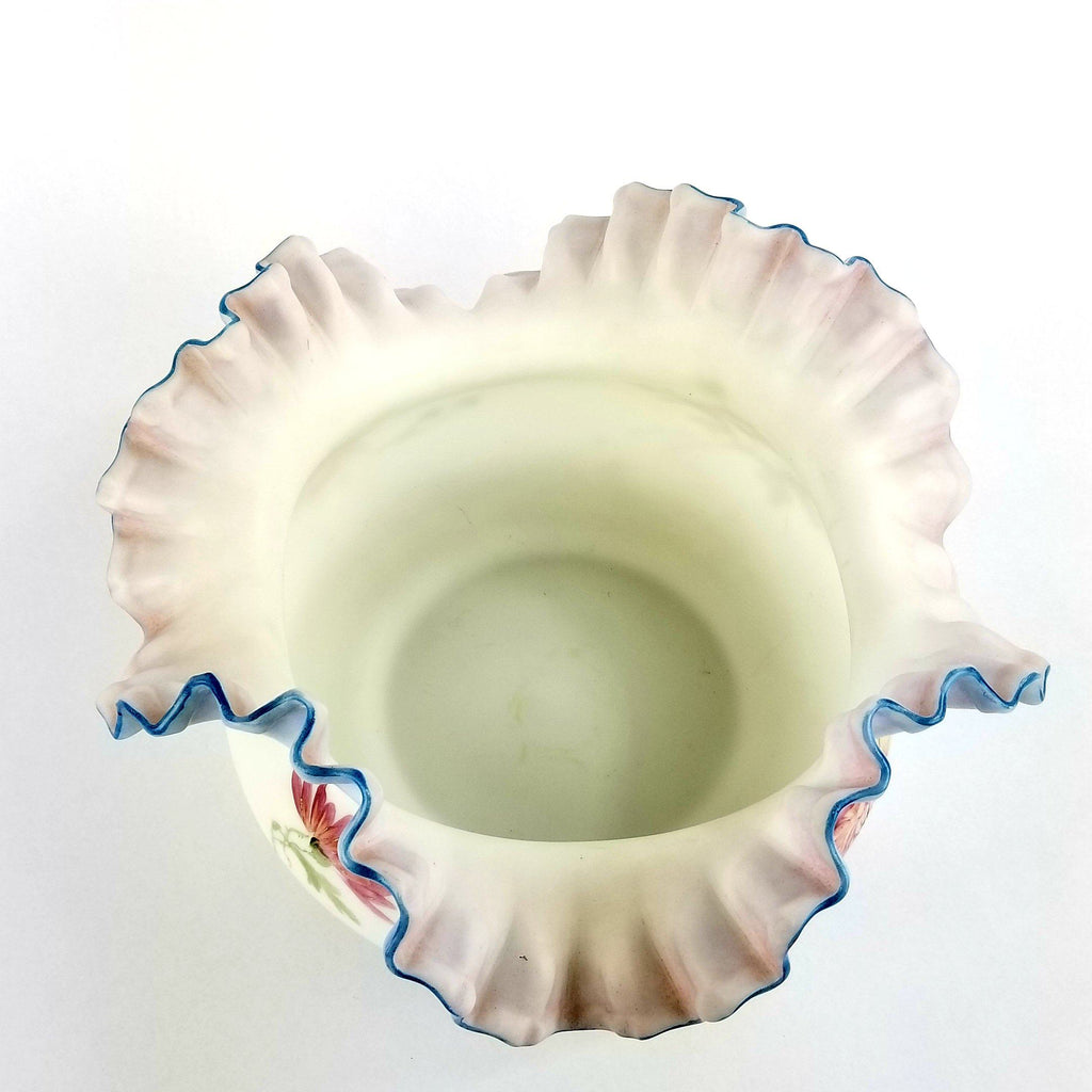 Antique Brides Basket Mt. Washington with Pairpoint Mount Stand