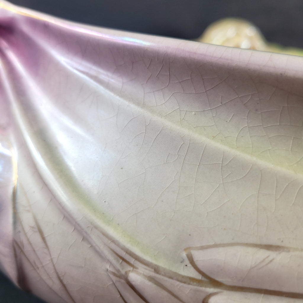 Antique Franz Anton Mehlem Royal Bonn Wash Basin With Face Rare