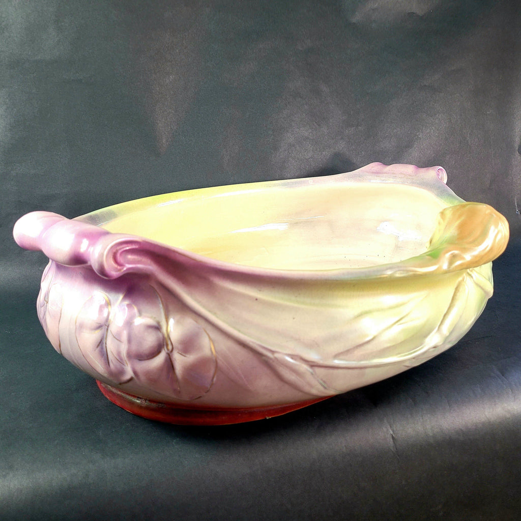 Antique Franz Anton Mehlem Royal Bonn Wash Basin With Face Rare