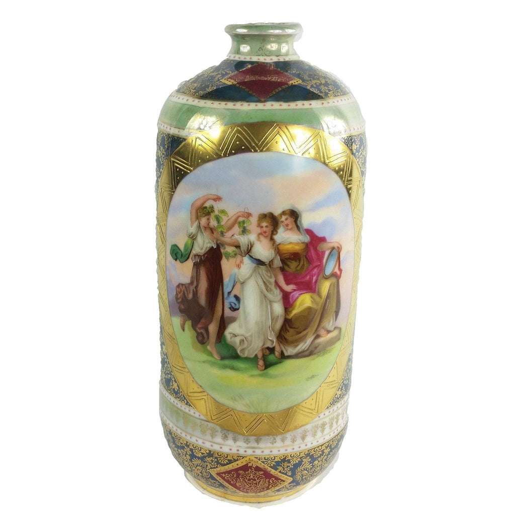 Antique Porcelain Austrian Vase