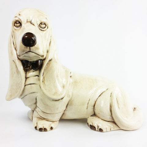 Basset Hound Ceramic Collectible Dog