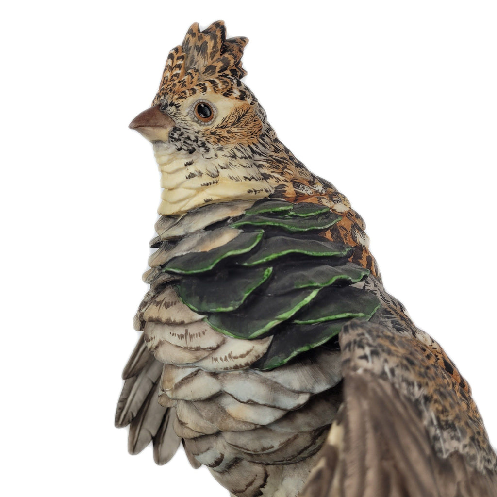 Boehm Porcelain Bird Sculpture Ruffed Grouse Limited Edition Set