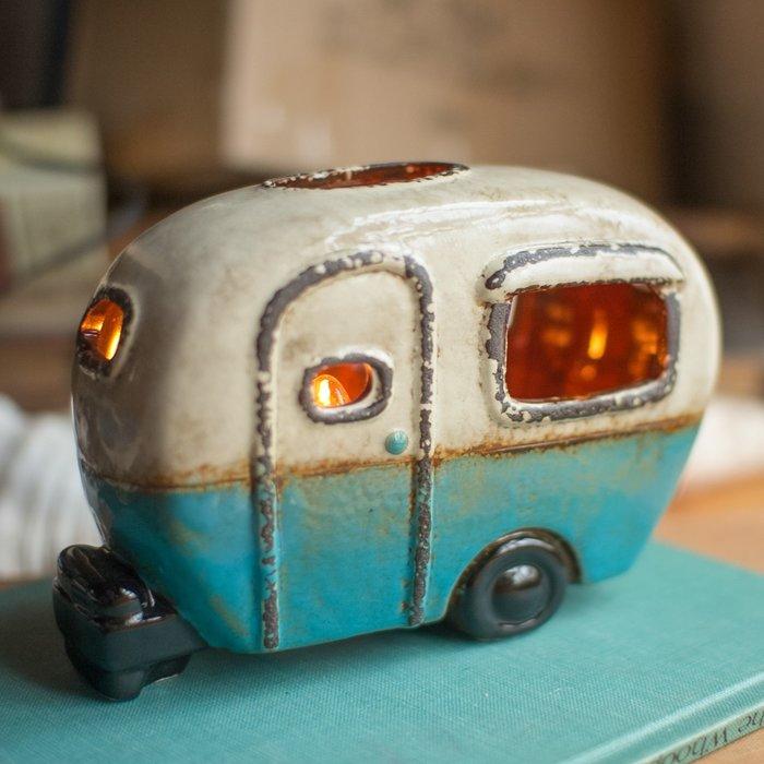 Ceramic Camper Night Light Lamp
