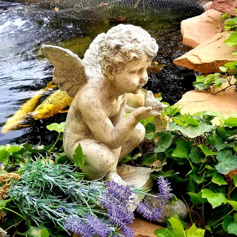 Cherub Angel Garden Figurine