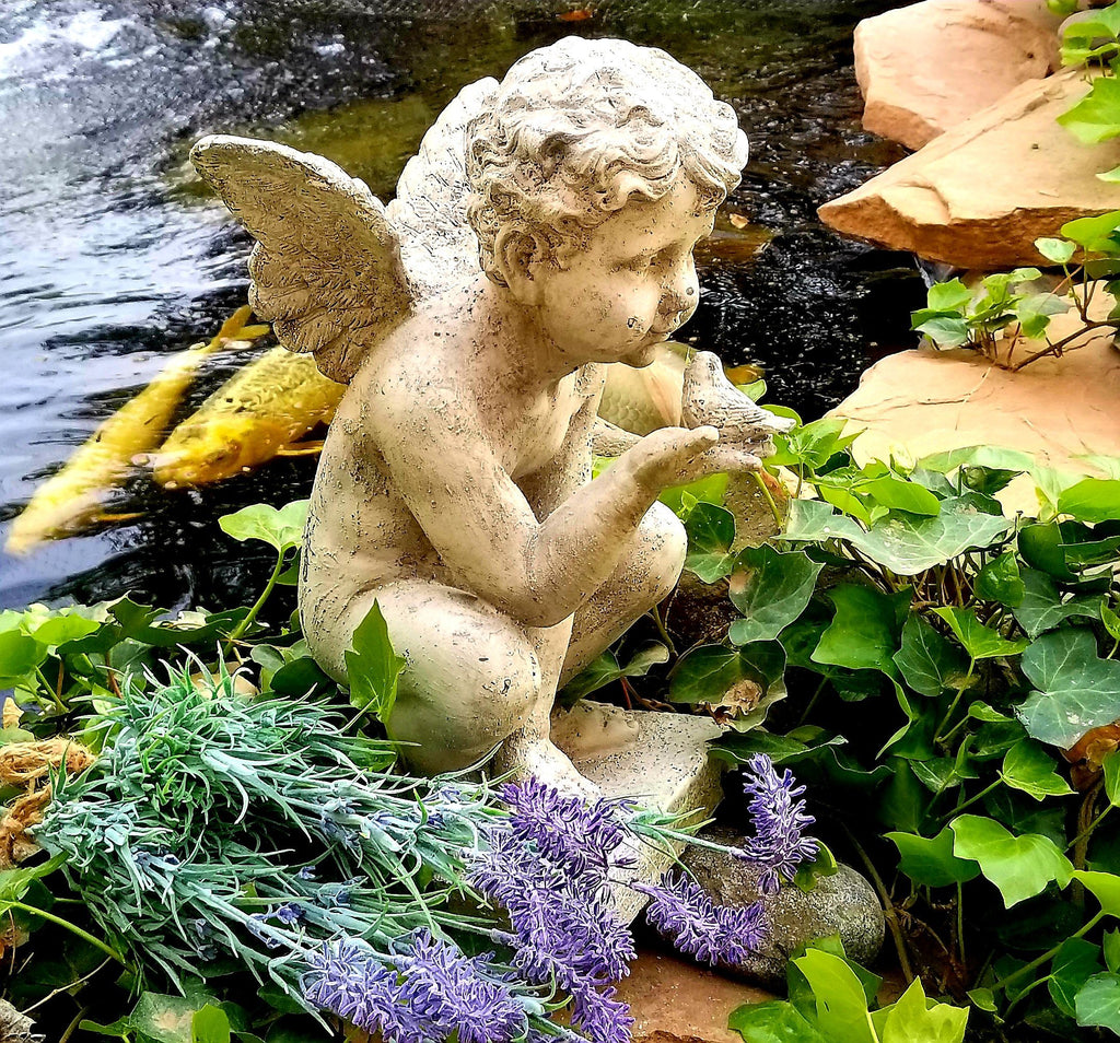Cherub Angel Garden Figurine