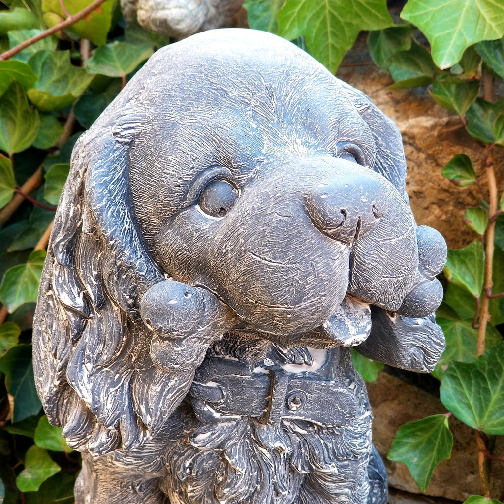 Dog With a Bone Garden Deco Figurine