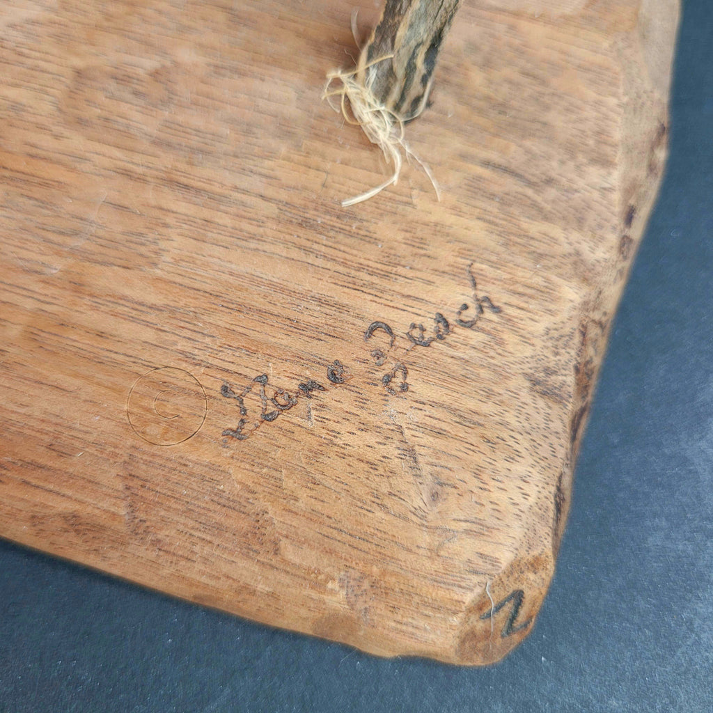 Gene Zesch "This Ranch Has Made Me What I Am" Wood Sculpture