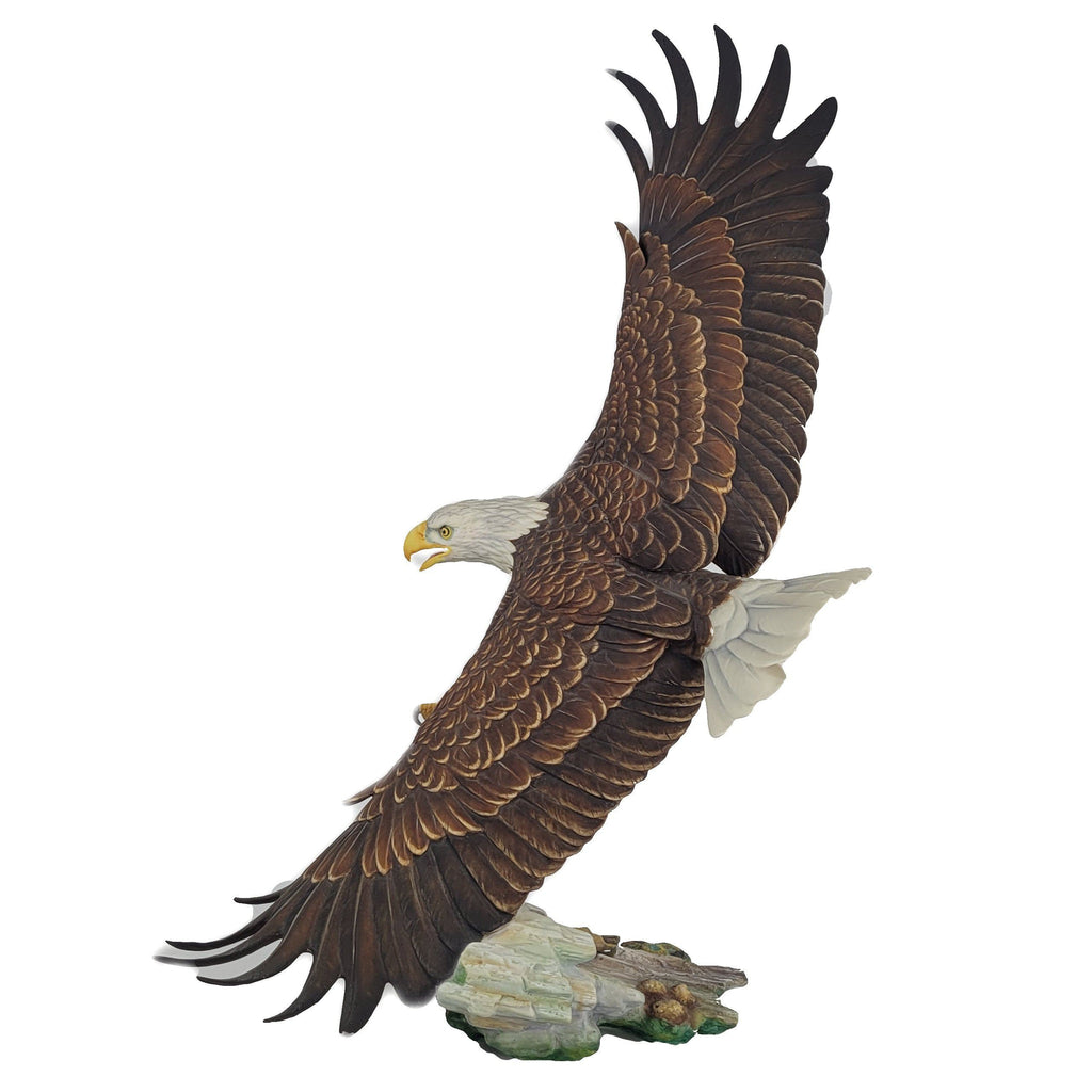 Gunther Granget Hutschenreuther Freedom In Flight Porcelain Bald Eagle Figurine