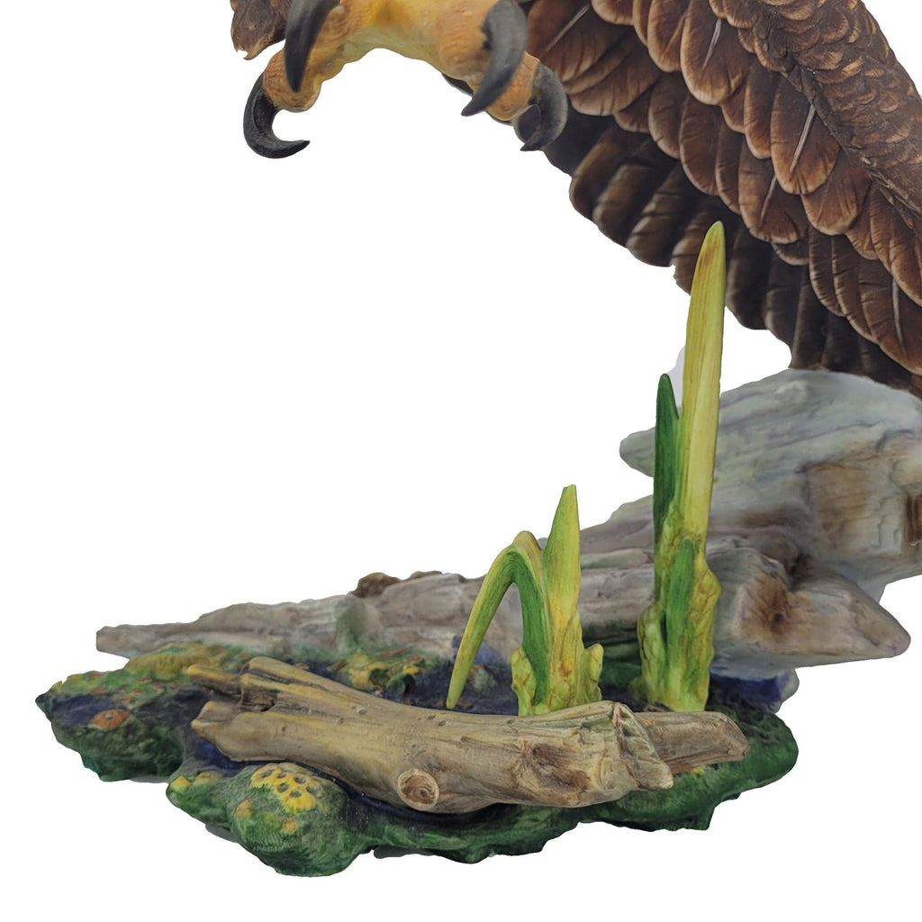 Gunther Granget Hutschenreuther Freedom In Flight Porcelain Bald Eagle Figurine