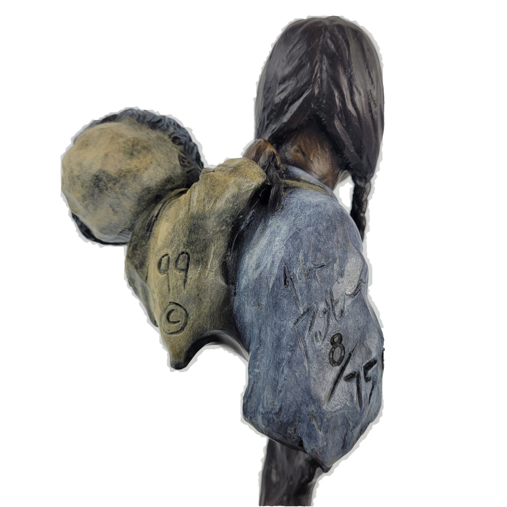 John Pettis Limited Edition Bronze Sculpture "A Hand Full"