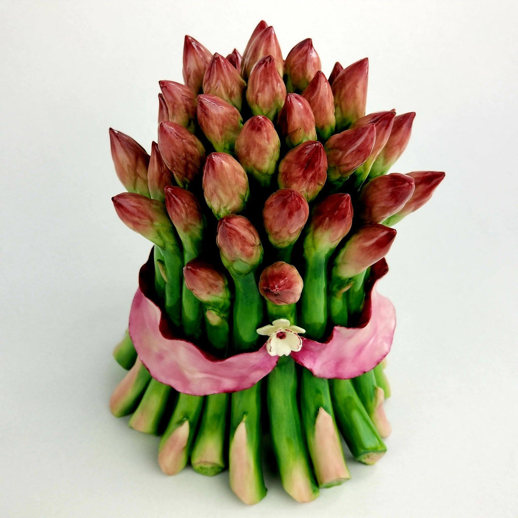 Katherine Houston Porcelain Boston Tied Asparagus Centerpiece