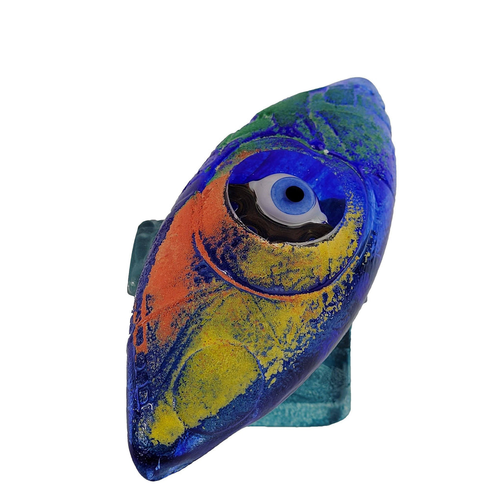 Kosta Boda Kjell Engman Art Glass Surfboard On Wave Sculpture