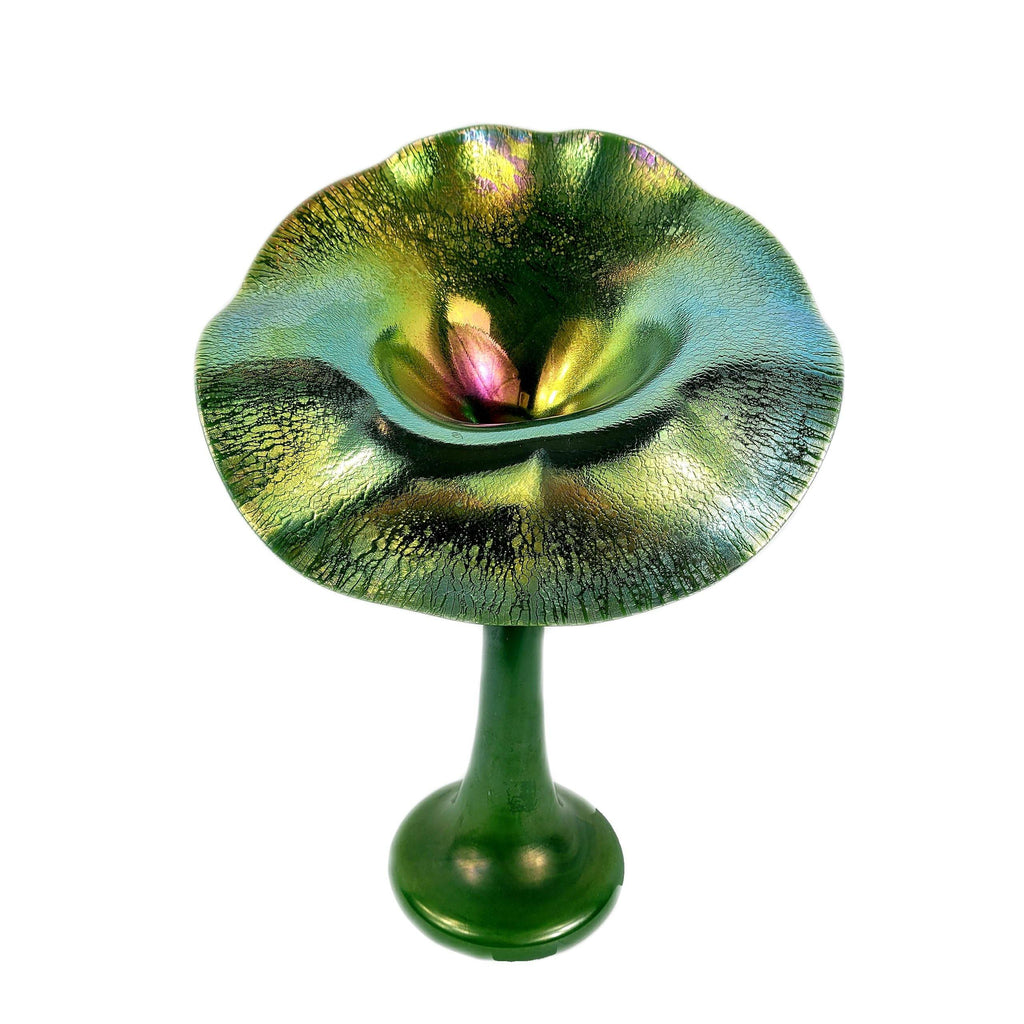 Lundberg Studios Art Glass Jack In The Pulpit Vase