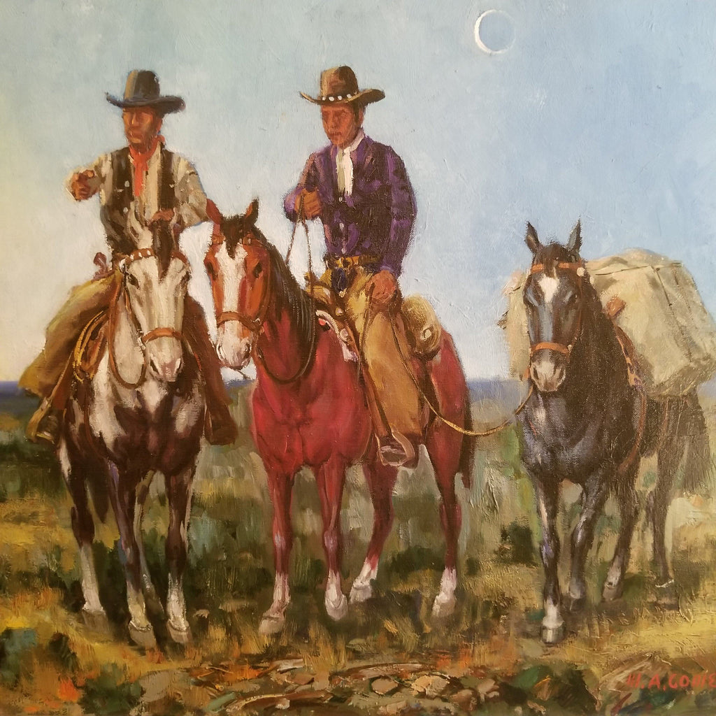 Marco Antonio Gomez Oil On Canvas Painting "Twilight"