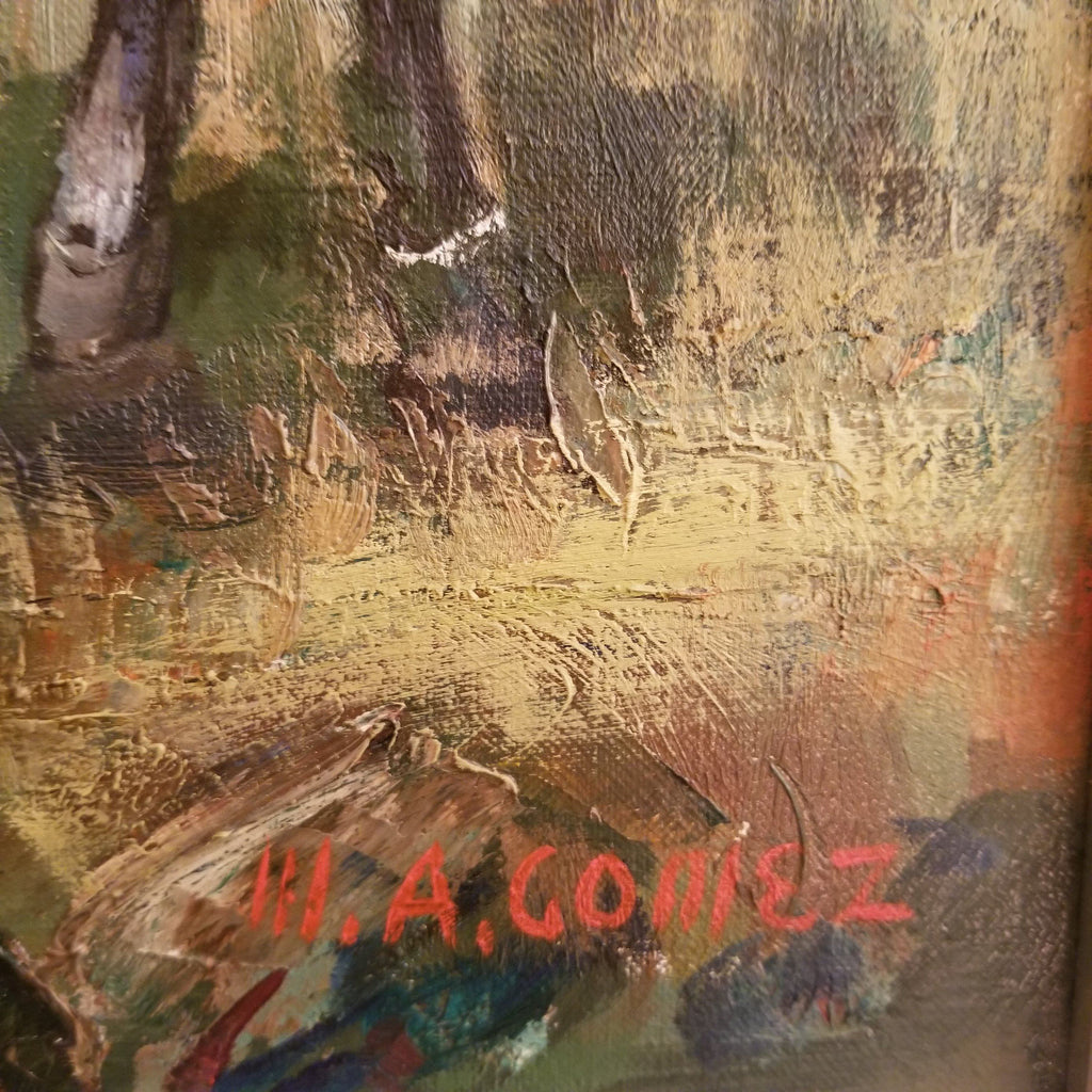 Marco Antonio Gomez Oil On Canvas Painting "Twilight"