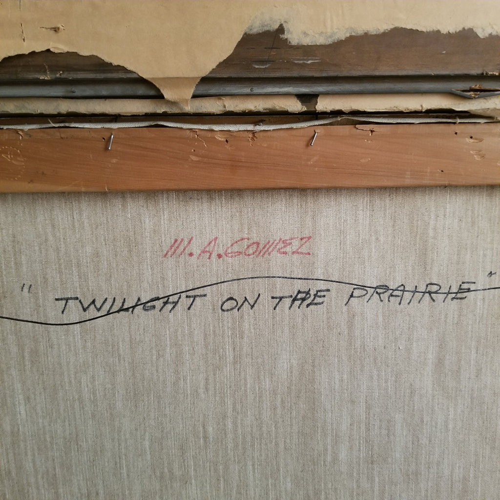 Marco Antonio Gomez Oil On Canvas Painting "Twilight"