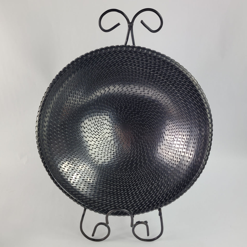 Mata Ortiz Mexican Pottery Metallic Graphite Reynaldo Quezada Bowl