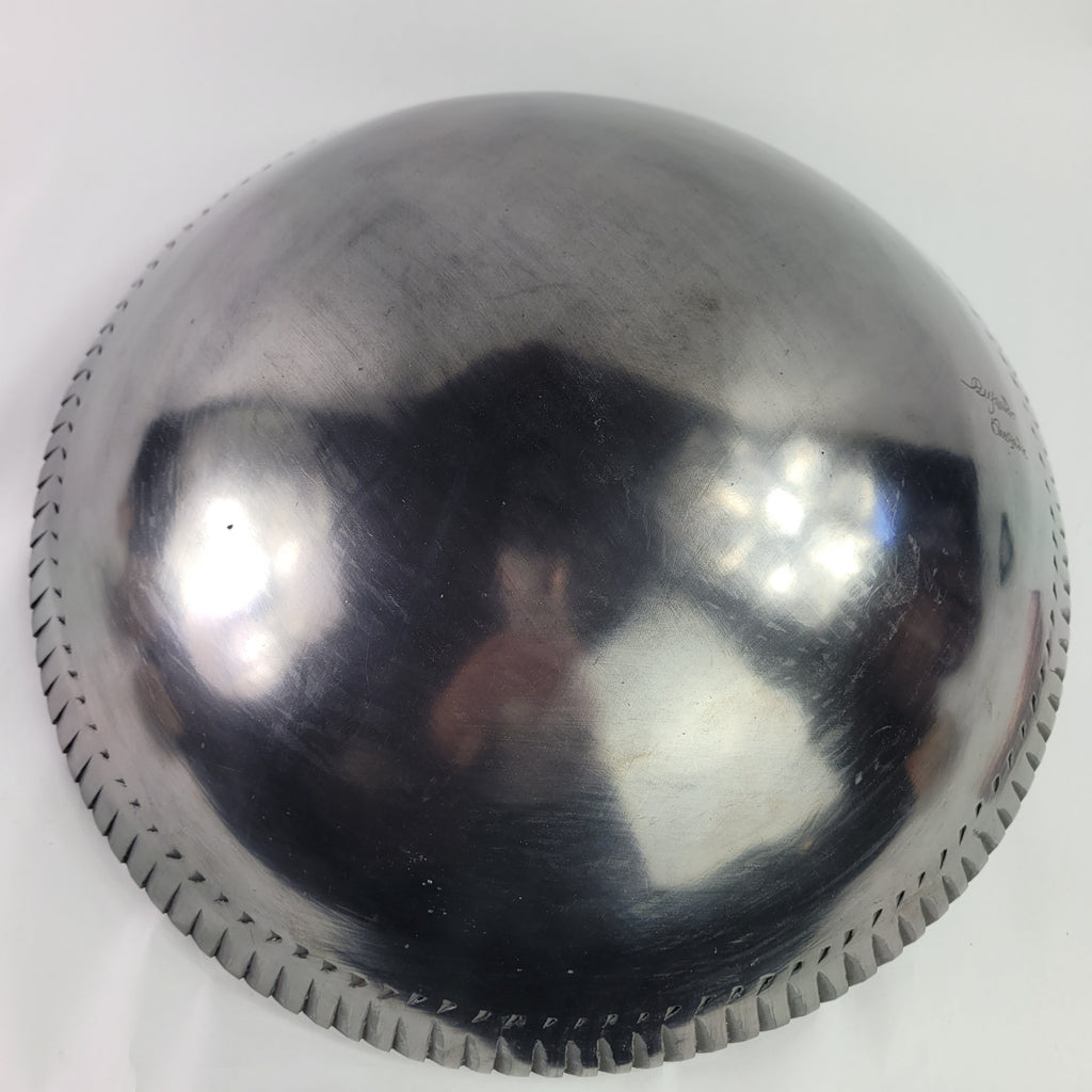 Mata Ortiz Mexican Pottery Metallic Graphite Reynaldo Quezada Bowl