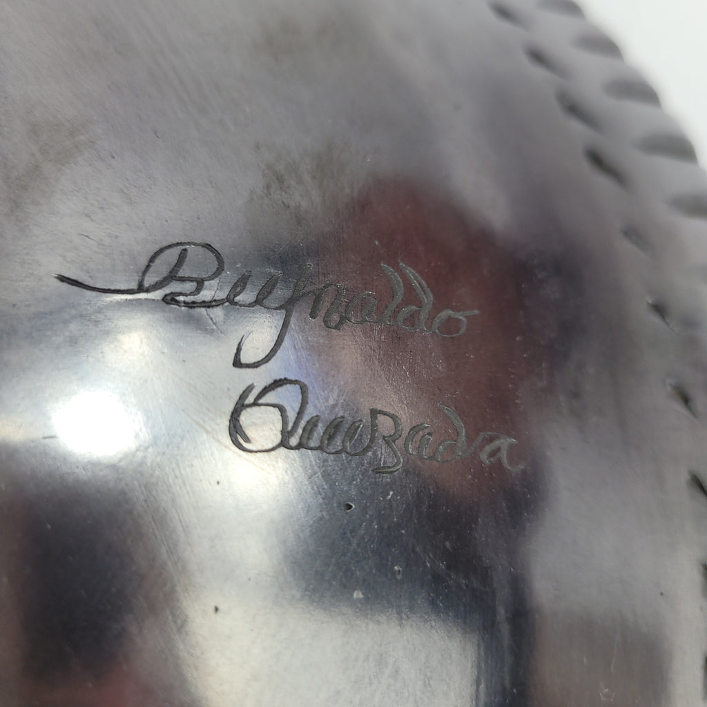 Mata Ortiz Mexican Pottery Metallic Graphite Reynaldo Quezada Bowl