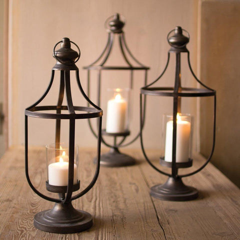 Metal Lanterns Set of 3