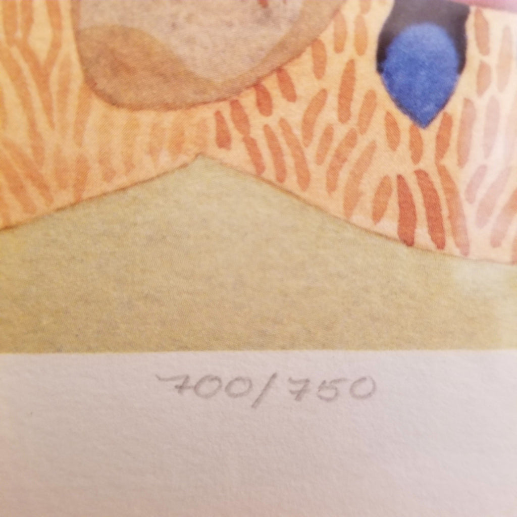 Rie Munoz Limited Edition Lithograph Titled Summer Camp