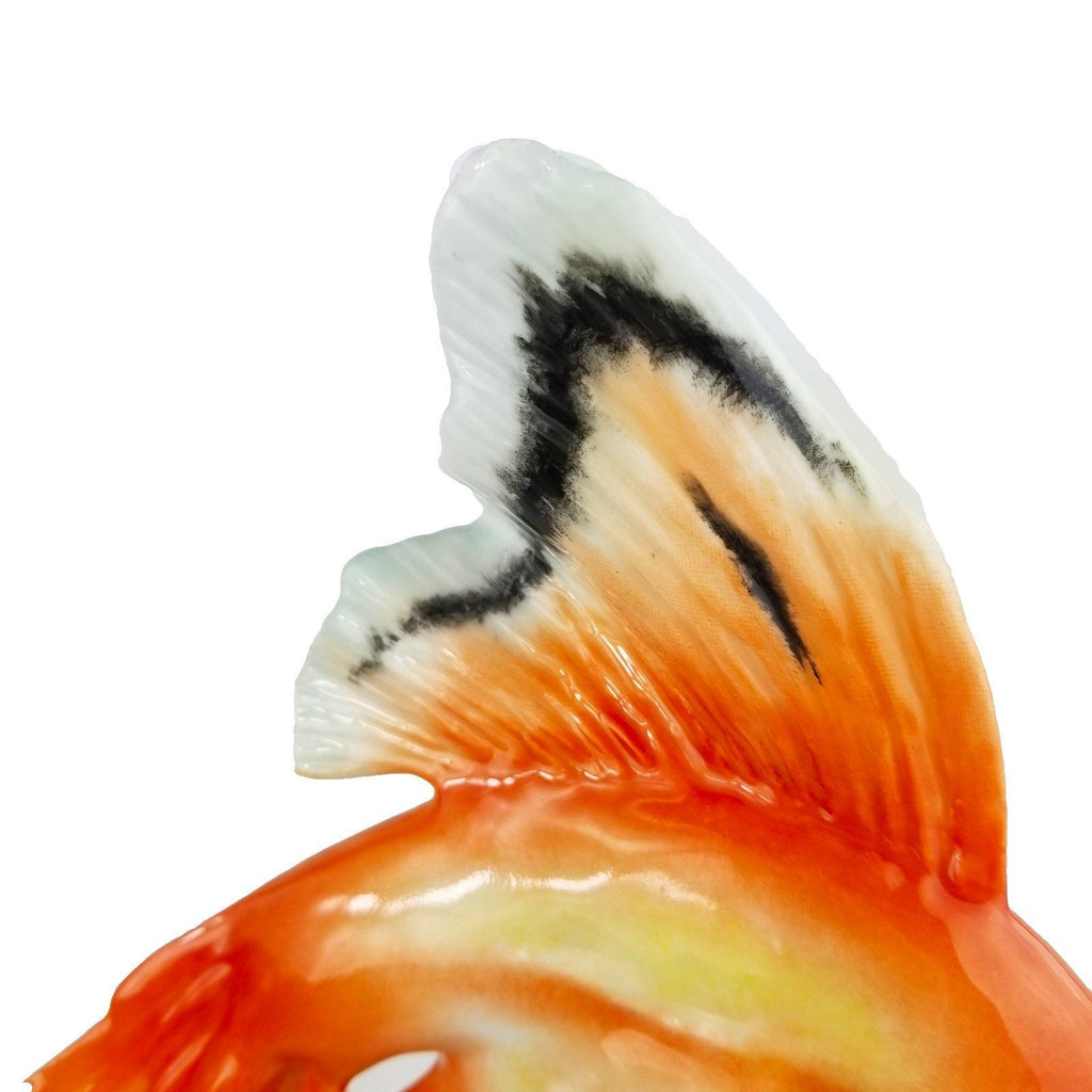 Rosenthal Heidenreich Porcelain Goldfish Figurine 10.5"