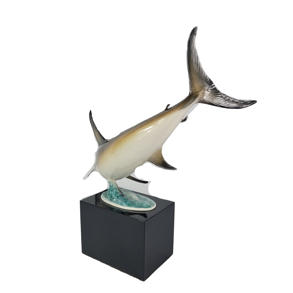 Royal Worcester Swordfish Sporting Fish Figurine R.Van Ruyckevelt