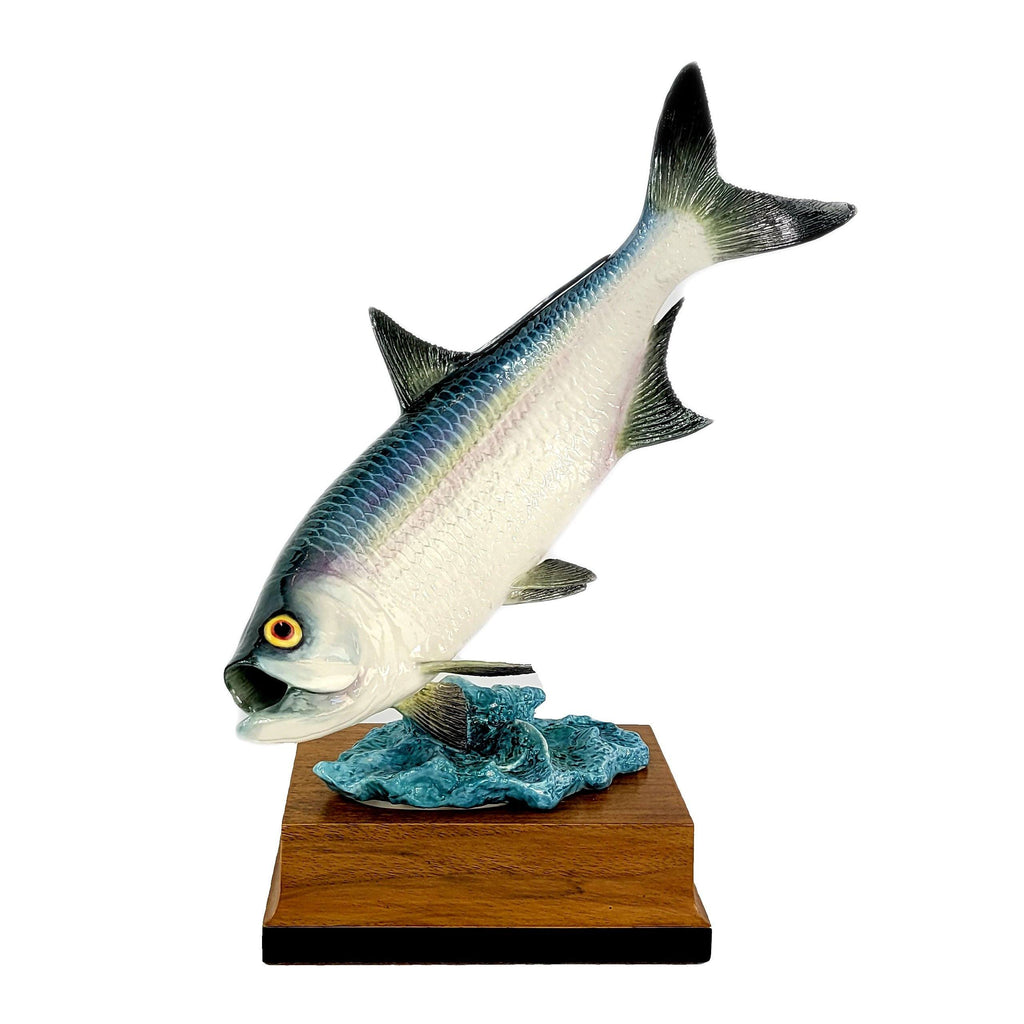 Royal Worcester Tarpon Sporting Fish Figurine R. Van Ruyckevelt