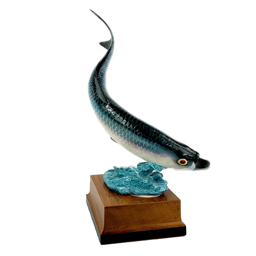 Royal Worcester Tarpon Sporting Fish Figurine R. Van Ruyckevelt